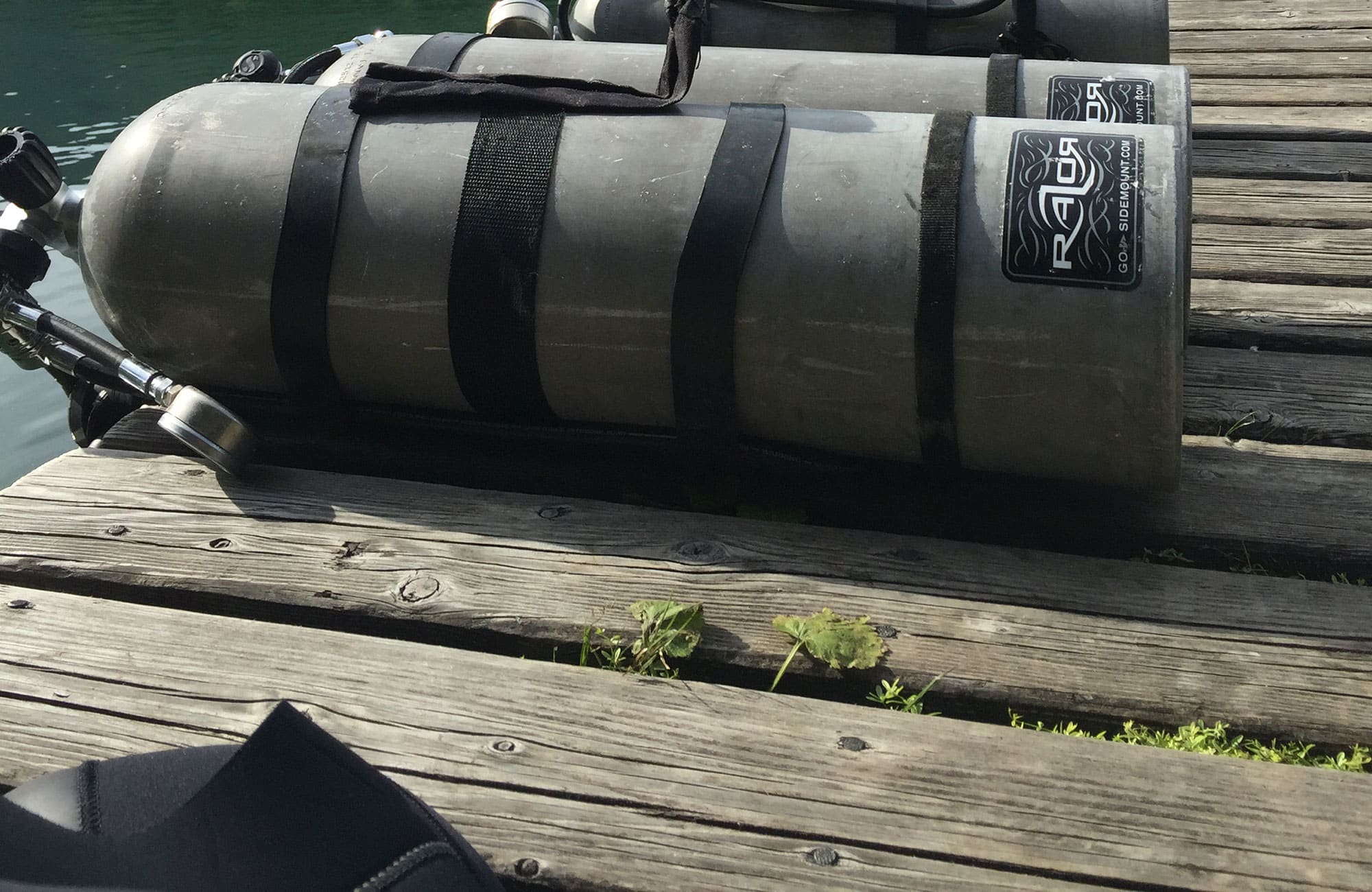 Tauchflaschen Razor Sidemount